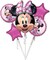 Minnie Mouse Forever Balloon Bouquet with 26" Minnie Mouse Balloon